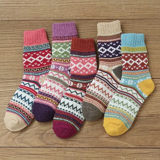 Cotton Blend Elastic Socks