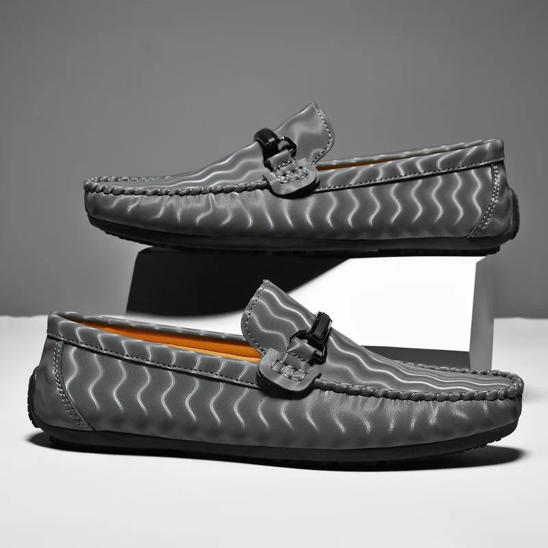 Vincent Leather Moccasins