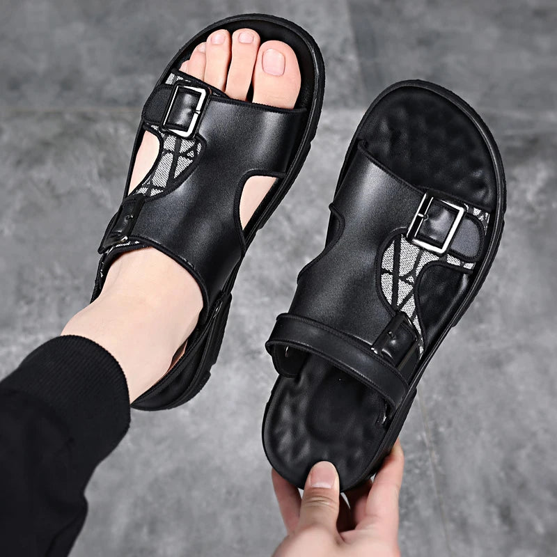 Diego Leather Sandal