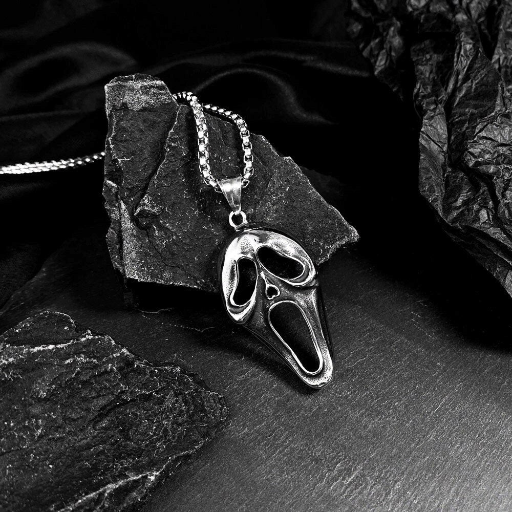 Scream Pendant Necklace