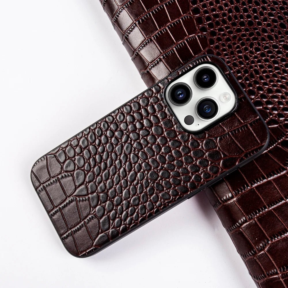 ZenSheild Leather Phone Case