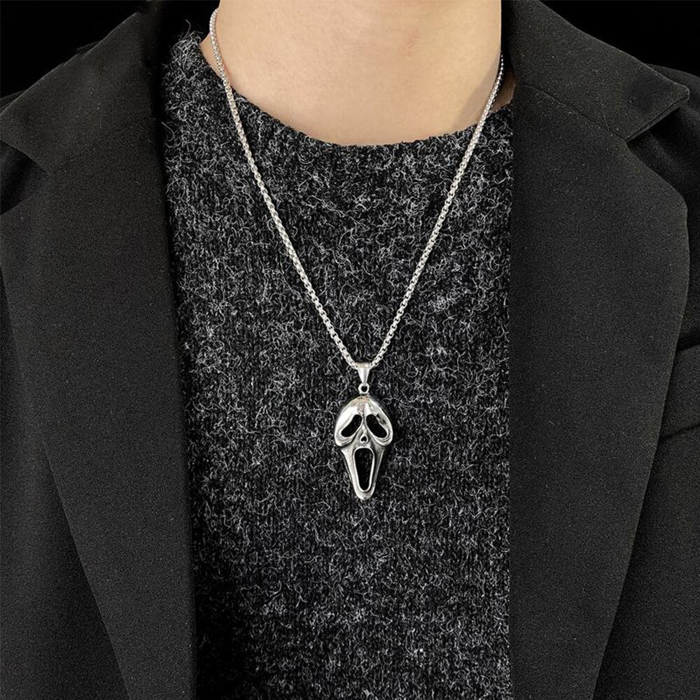 Scream Pendant Necklace