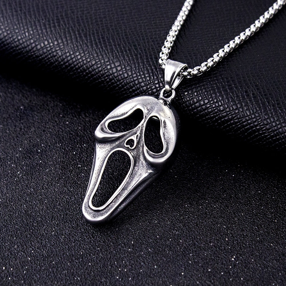 Scream Pendant Necklace