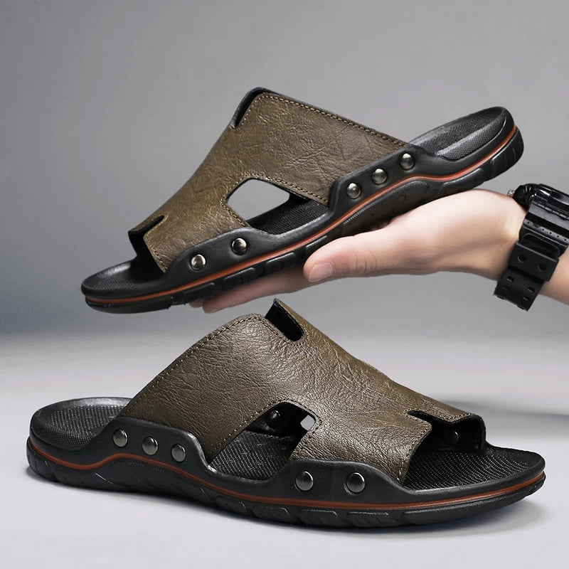 Sandro Leather Sandal