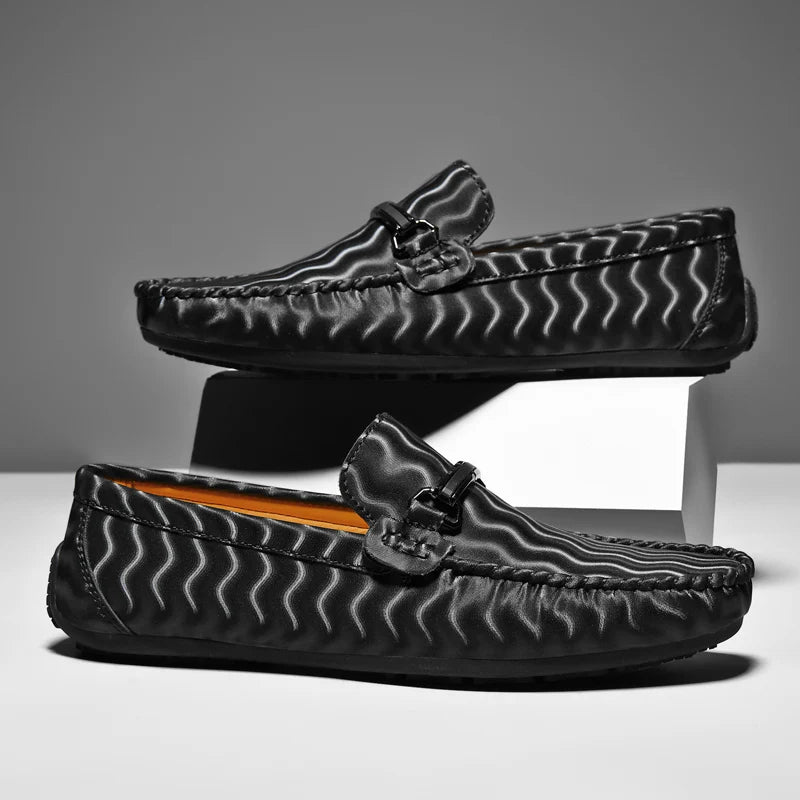 Vincent Leather Moccasins