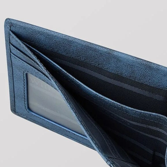 Blue Stone Leather Wallet