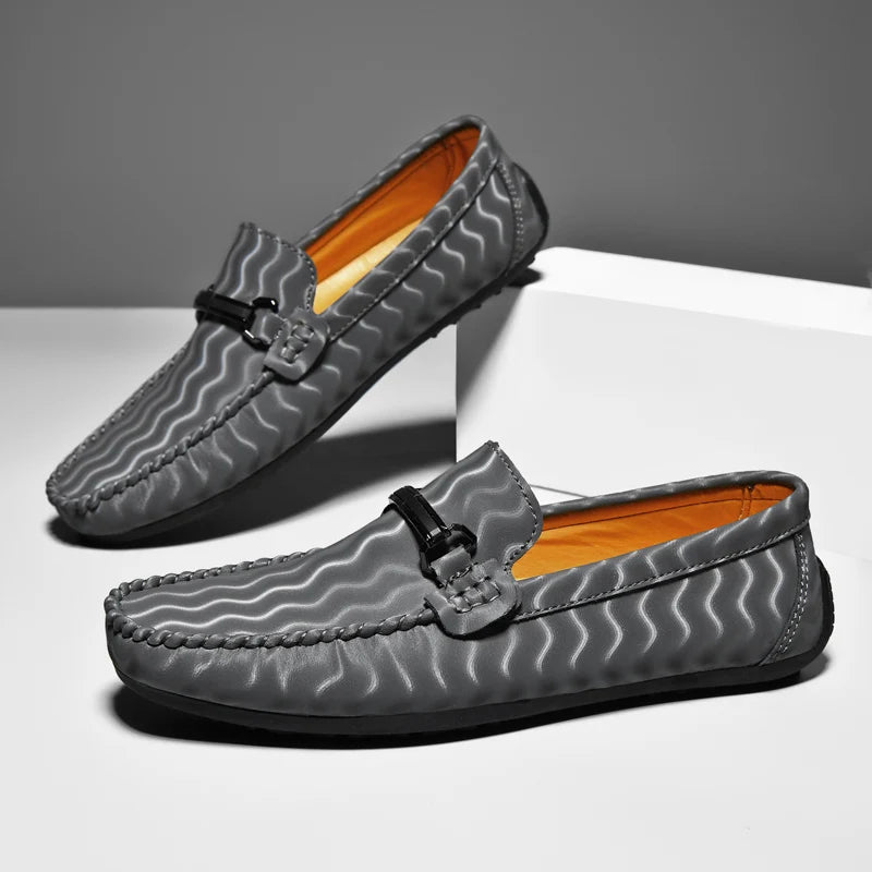 Vincent Leather Moccasins