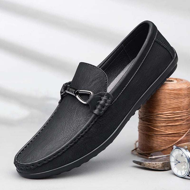 Hombre Leather Loafers