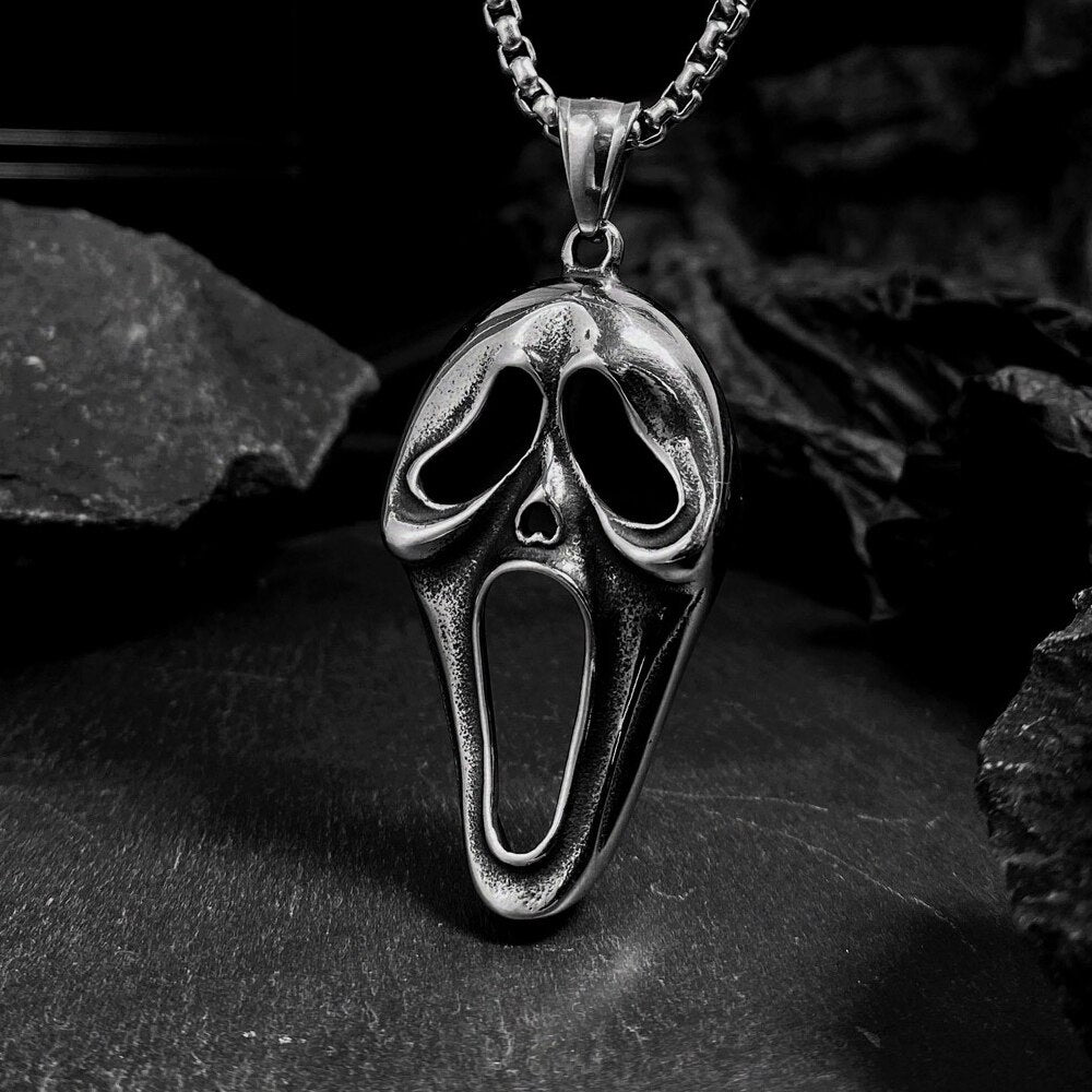 Scream Pendant Necklace